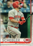 #218 Scott Schebler Cincinnati Reds 2019 Series 1 Topps Baseball