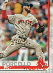 #54 Rick Porcello Boston Red Sox2019 Series 1 Topps Baseball