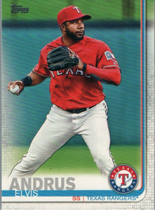 #62 Elvis Andrus Texas Rangers 2019 Series 1 Topps Baseball