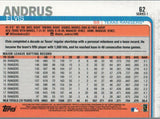 #62 Elvis Andrus Texas Rangers 2019 Series 1 Topps Baseball