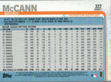 #322 Brian Mccann Houston Astros 2019 Series 1 Topps Baseball