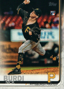 #43 Nick Burdi Pittsburgh Pirates Rookie Card 2019 Series 1 Topps Baseball
