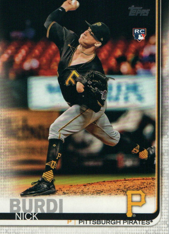 #43 Nick Burdi Pittsburgh Pirates Rookie Card 2019 Series 1 Topps Baseball