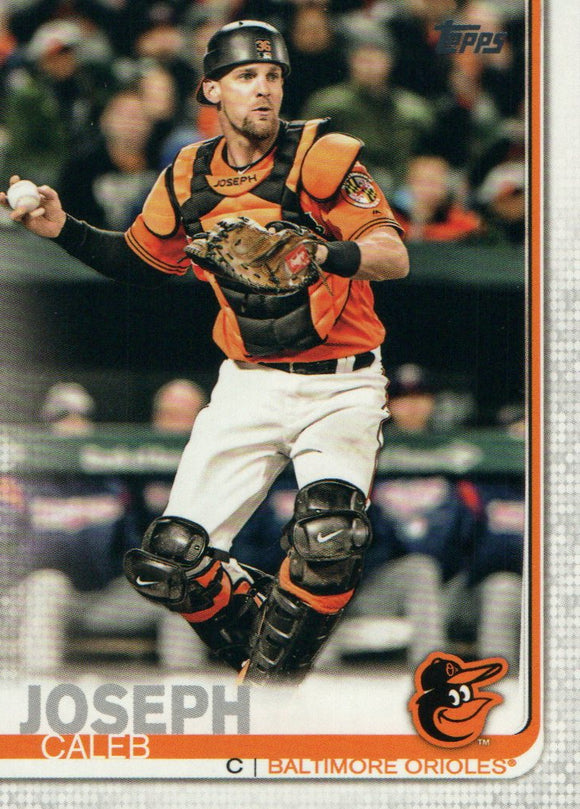 #17 Caleb Joseph Baltimore Orioles 2019 Series 1 Topps Baseball