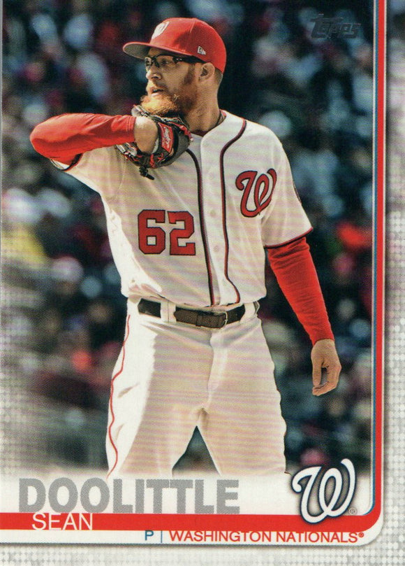 #236 Sean Doolittle Washington Nationals 2019 Series 1 Topps Baseball
