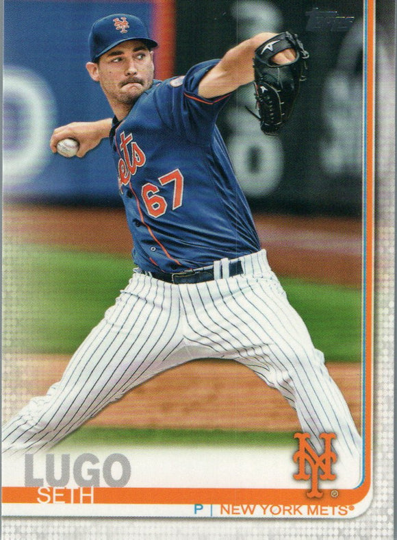#237 Seth Lugo New York Mets 2019 Series 1 Topps Baseball