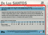 #291 Enyel De Los Santos Philadelphia Phillies Rookie Card 2019 Series 1 Topps Baseball