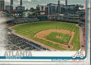 #71 Atlanta Braves Sun Trust Park  2019 Series 1 Topps Baseball