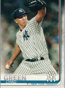 #25 Chad Green New York Yankees 2019 Series 1 Topps Baseball