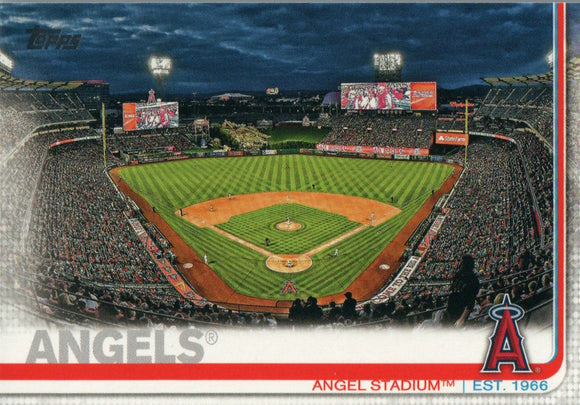 #26 Angel Stadium Los Angeles Angels 2019 Topps Series 1 Baseball Card