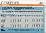 #128 Yoenis Cespedes New York Mets 2019 Topps Series 1 Baseball Card