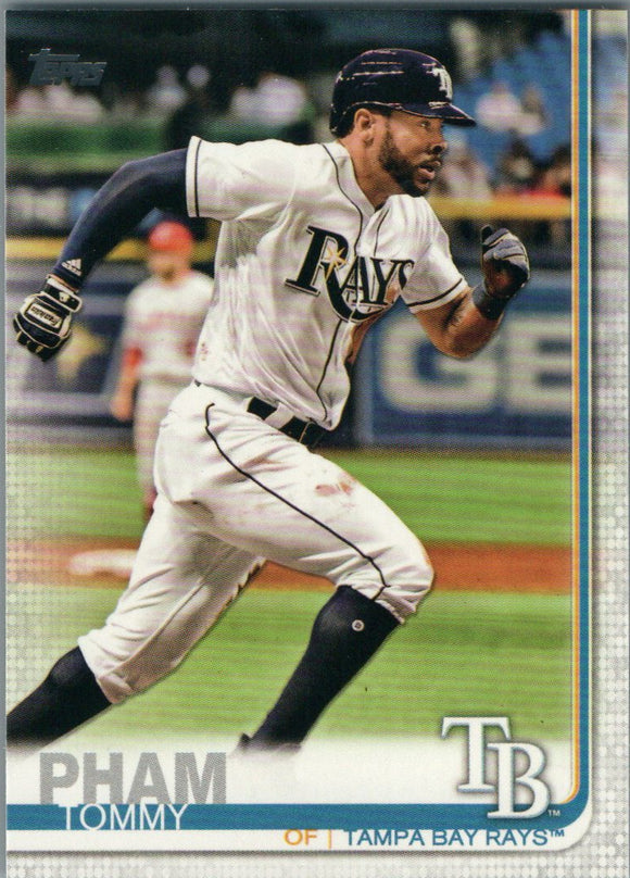 #175 Tommy Pham Tampa Bay Rays 2019 Topps Series 1 Baseball Card