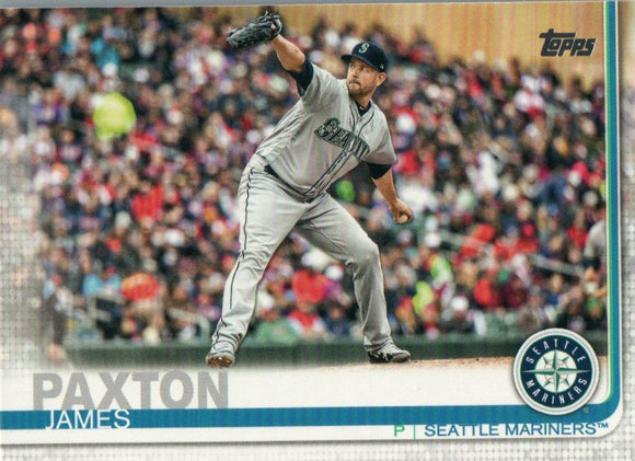 #241 James Paxton Seattle Mariners 2019 Topps Series 1 Baseball Card