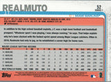 #52 J.T. Realmuto Miami Marlins 2019 Topps Series 1 Baseball Card