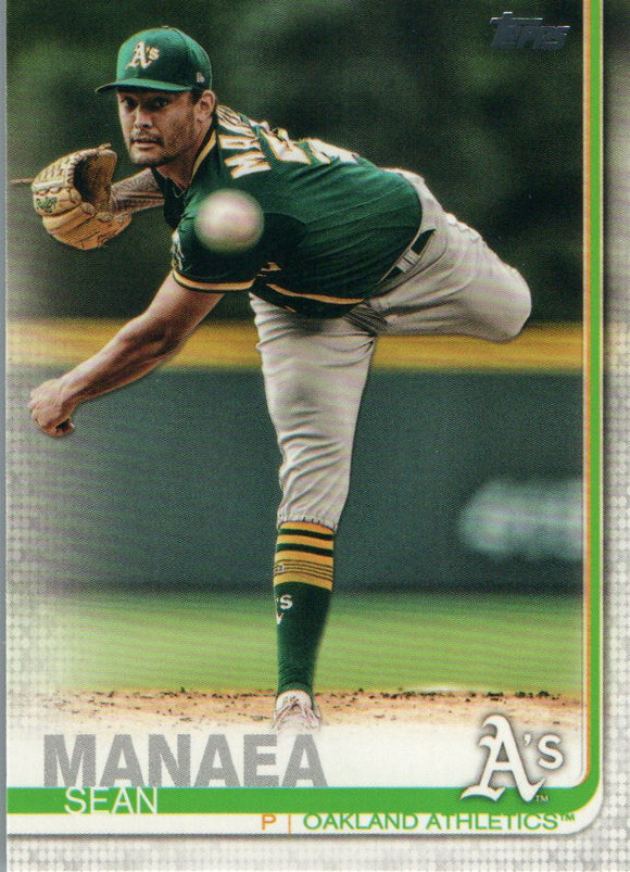 #103 Sean Manaea Oakland Athletics 2019 Topps Series 1 Baseball Card