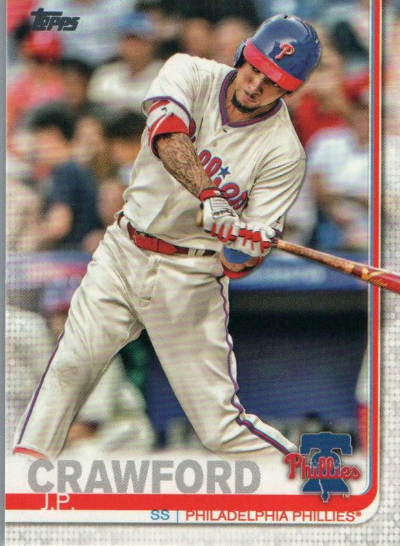 #15 J.P. Crawford Philadelphia Phillies 2019 Topps Series 1 Baseball Card