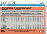 #174 Jose Leclerc Texas Rangers2019 Topps Series 1 Baseball Card