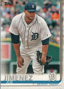 #217 Joe Jimenez Detroit Tigers 2019 Topps Series 1 Baseball Card
