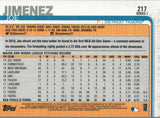 #217 Joe Jimenez Detroit Tigers 2019 Topps Series 1 Baseball Card