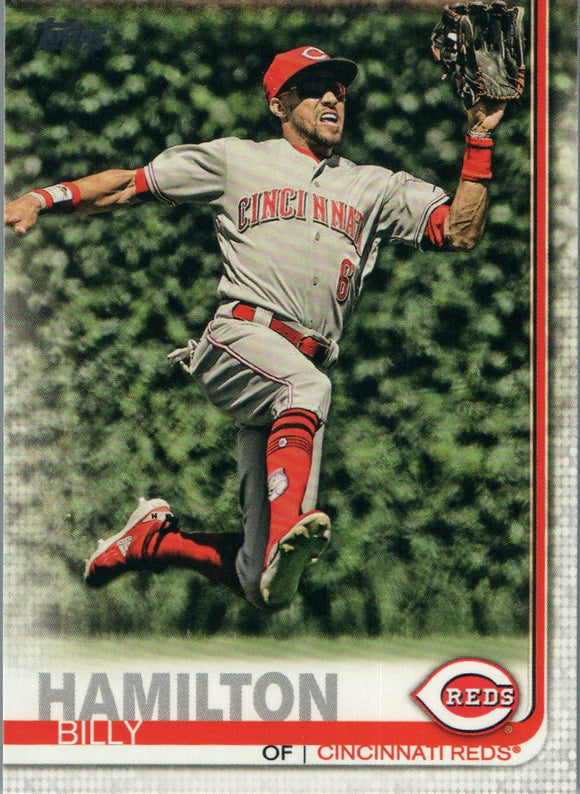 #164 Billy Hamilton Cincinnati Reds 2019 Topps Series 1 Baseball Card