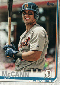 #155 James McCann Detroit Tigers 2019 Topps Series 1 Baseball Card