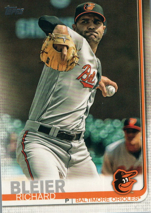 #207 Richard Bleier Baltimore Orioles 2019 Topps Series 1 Baseball Card