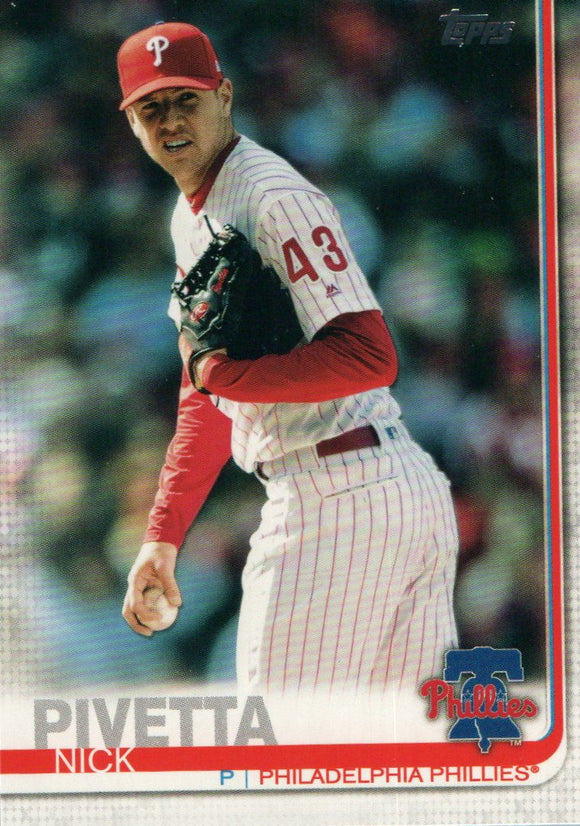 #45 Nick Pivetta Philadelphia Phillies 2019 Topps Series 1 Baseball Card
