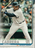 #230 Miguel Cabrera Detroit Tigers 2019 Topps Series 1 Baseball Card