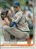 #19 Jacob DeGrom New York Mets 2019 Topps Series 1 Baseball Card