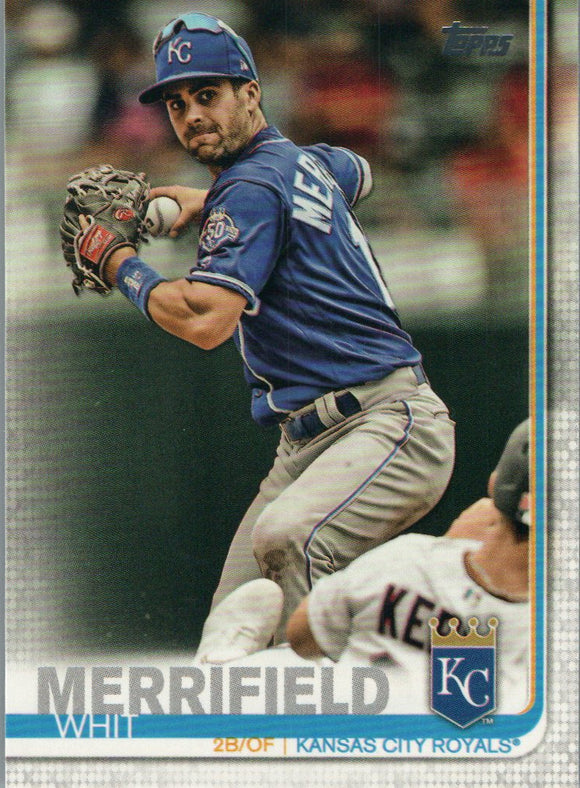 #238 Whit Merrifield Kansas City Royals 2019 Topps Series 1 Baseball Card