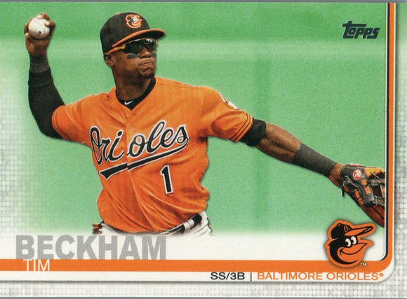 #282 Tim Beckham Baltimore Orioles 2019 Topps Series 1 Baseball Card