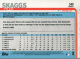 #340 Tyler Skaggs Los Angeles Angels 2019 Topps Series 1 Baseball Card