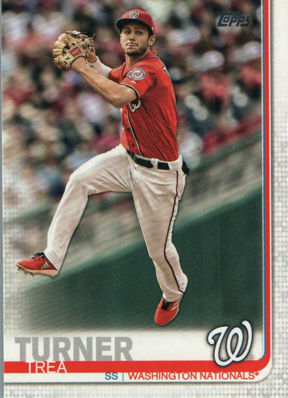 #176 Trea Turner Washington Nationals 2019 Topps Series 1 Baseball Card