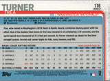 #176 Trea Turner Washington Nationals 2019 Topps Series 1 Baseball Card
