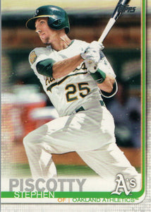 #66 Stephen Piscotty Oakland Athletics 2019 Topps Series 1 Baseball Card