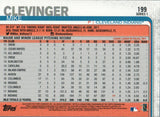 #199 Mike Clevinger Cleveland Indians 2019 Topps Series 1 Baseball Card