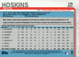#279 Rhys Hoskins Philadelphia Phillies 2019 Topps Series 1 Baseball Card