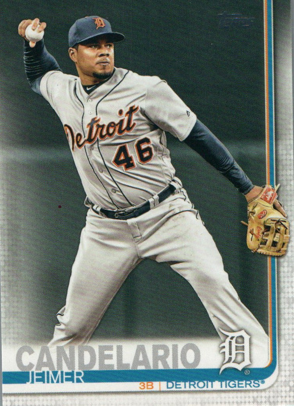 #211 Jeimer Candelario Detroit Tigers 2019 Topps Series 1 Baseball Card