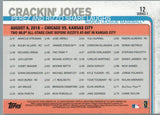 #12 Crackin Jokes Perez and Rizzo Share Laughs Kansas City Royals 2019 Topps Series 1 Baseball Card