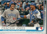 #12 Crackin Jokes Perez and Rizzo Share Laughs Kansas City Royals 2019 Topps Series 1 Baseball Card