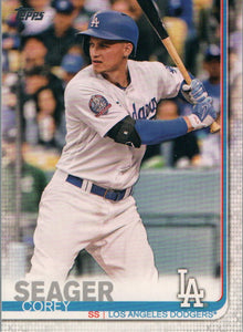 #41 Corey Seager Los Angeles Dodgers 2019 Topps Series 1 Baseball Card