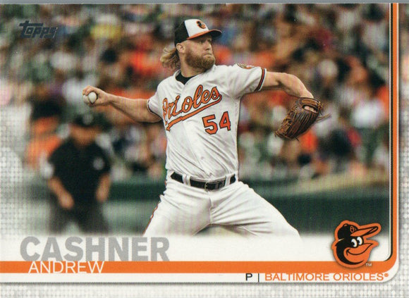 #338 Andrew Cashner Baltimore Orioles 2019 Topps Series 1 Baseball Card