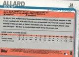 #38 Kolby Allard Rookie Card Atlanta Braves 2019 Topps Series 1 Baseball Card