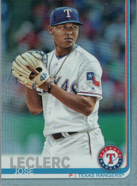 #174 Jose Leclerc Texas Rangers 2019 Topps Series 1 Baseball Card