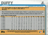 #87 Danny Duffy Kansas City Royals 2019 Topps Series 1 Baseball Card