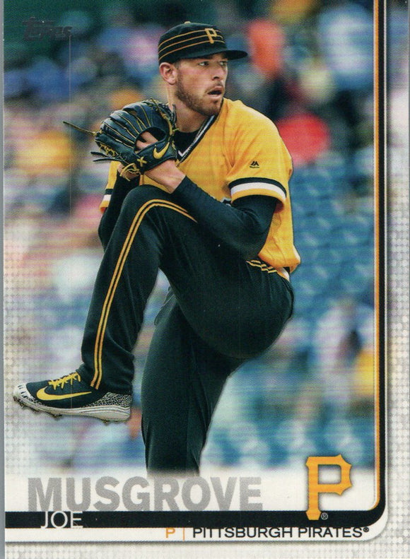 #104 Joe Musgrove Pittsburgh Pirates 2019 Topps Series 1 Baseball Card