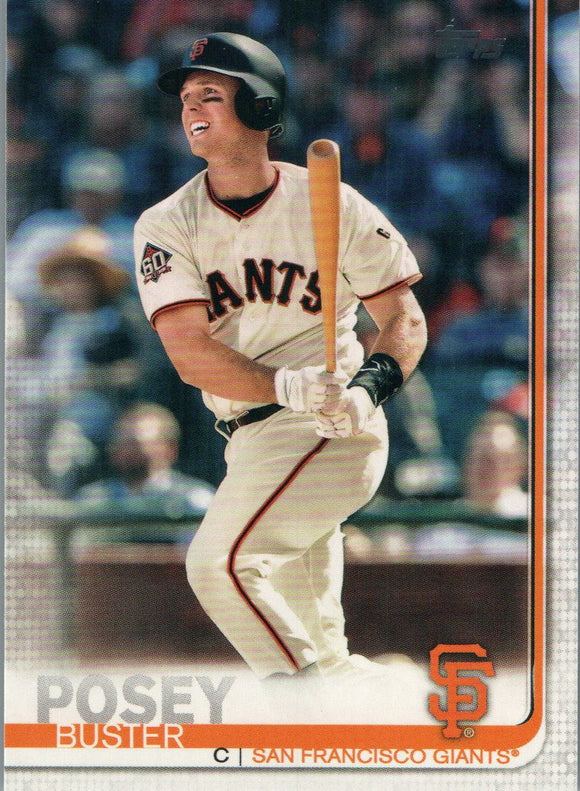 #157 Buster Posey San Francisco Giants 2019 Topps Series 1 Baseball Card