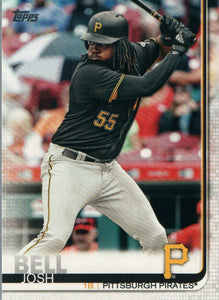 #208 Josh Bell Pittsburgh Pirates 2019 Topps Series 1 Baseball Card