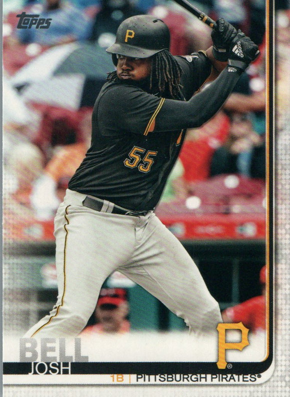#208 Josh Bell Pittsburgh Pirates 2019 Topps Series 1 Baseball Card