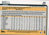 #208 Josh Bell Pittsburgh Pirates 2019 Topps Series 1 Baseball Card